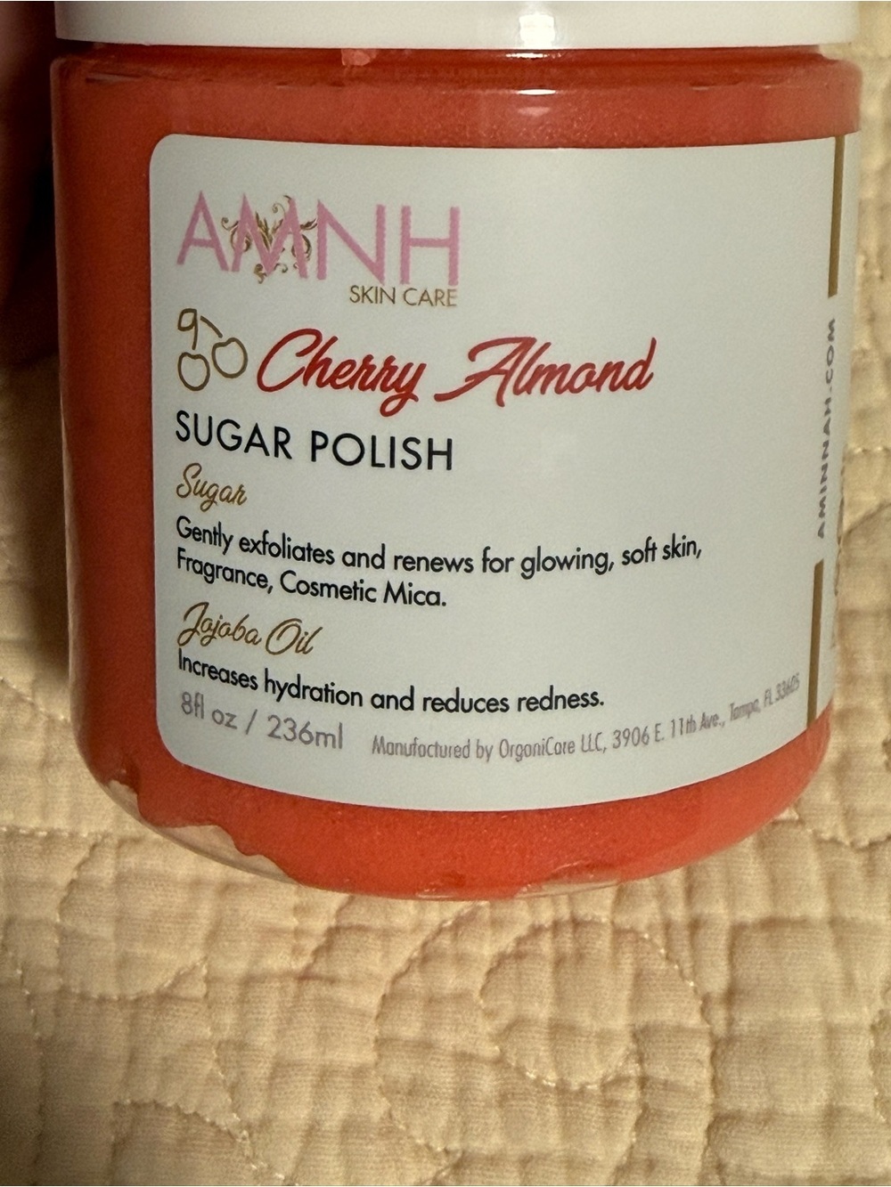 Aminnah “Cherry Almond” Sugar Polish!